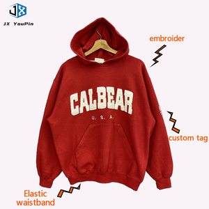 Felpe con <span class=keywords><strong>cappuccio</strong></span> <span class=keywords><strong>di</strong></span> alta qualità con Logo personalizzato Terry francese lavorato a maglia nera oversize con stampa a sbuffo - Product Image 2