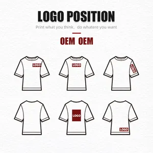Oversize crop boxy fit camiseta de los hombres 100% algodón gota hombro streetwear camiseta al por mayor logotipo personalizado camiseta lisa para los hombres