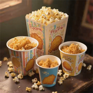 Gobelets <span class=keywords><strong>à</strong></span> charcuterie kraft de 14 oz avec pics <span class=keywords><strong>à</strong></span> cocktail (2 types)-Gobelets d'apéritif en papier brun jetables, boîtes <span class=keywords><strong>à</strong></span> pop-corn - Product Image 3