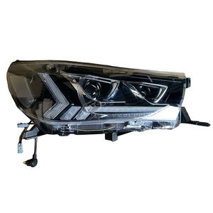 Feux de voiture modifiés REVO, adaptés aux véhicules Toyota Hilux 2015-2019, feux de jour à LED et blocs optiques. - Product Image 4