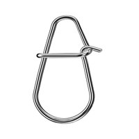 Accessoires micro améliorés de style américain, mousqueton pivotant en acier inoxydable, connecteur d'appât en forme de gourde, micro amélioré 10 lb