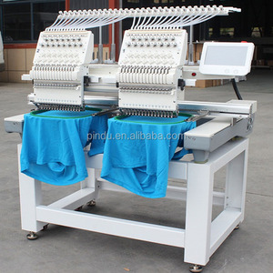 Sử dụng thương mại tự động 1/2/4/6 đầu máy thêu máy tính Cross Stitch cap vá 3D giày phẳng vớ máy thêu - Product Image 2