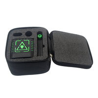 Niveau laser industriel auto-nivelant 12 lignes 3D 360 degrés, faisceau vert rotatif, ligne croisée 1,5 mm/7 m, précision, batterie Li-Ion