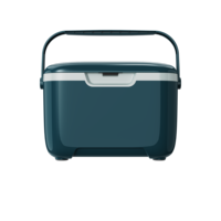 Keeice Boîte isotherme portable en plastique EPS colorée de 10 qt avec bandoulière en cuir réglable