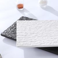 Prix d'usine en gros, assiette plate rectangulaire en céramique de luxe de style européen de 12 pouces, assiette à sushi, assiette en marbre noir et blanc