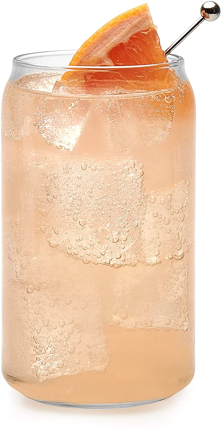 16oz/480ml clear glass drinking cup water glass beer glass can