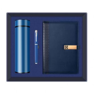 Ensemble cadeau de luxe rose personnalisé avec logo : carnet A5, stylo, tasse isotherme – Cadeau d'entreprise haut de gamme pour bureau, souvenirs d'affaires, cadeau de remise de diplôme pour fille - Product Image 4