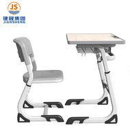 Chaise de bureau scolaire moderne en métal, réglable, démontable, écologique, pour salle de classe, OEM&ODM