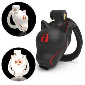 Cosplay cincin kesucian kepala anjing cinta cincin Penis kesucian cincin - Product Image 1