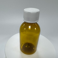 Botol Plastik Bulat 100ml dengan Pipet Tetes untuk Obat Cair, Obat Lainnya, dan Obat Pil Mewah Grosir, Dilengkapi Hot Stamping