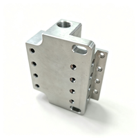 Bloc de soupapes hydrauliques en alliage d'aluminium usiné CNC sur mesure, service OEM