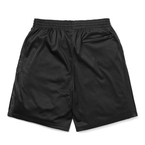 Shorts de basketball rouges en mesh pour hommes, taille élastique avec cordon de serrage, respirants, coupe classique, vêtements d'entraînement d'été pour adultes - Product Image 4