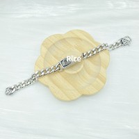 Bracelet pour homme en acier inoxydable style hip-hop avec chaîne à maillons et nœud celtique, symbole religieux chrétien en forme de cœur, idéal pour un cadeau