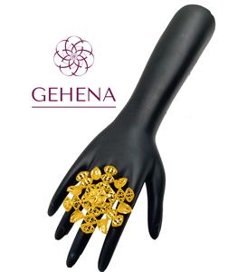 Anillo De dedo chapado en oro De 24K, bisutería De lujo, placa o conjunto africano para mujer, joyería india De Dubái africano, 5 gramos - Product Image 1