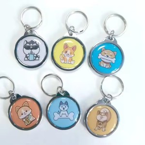 Venta al por mayor Código QR Impresión Tamaño personalizado Seguimiento de animales Herramienta NFC Etiquetas para mascotas Etiquetas para perros para grabado - Product Image 5