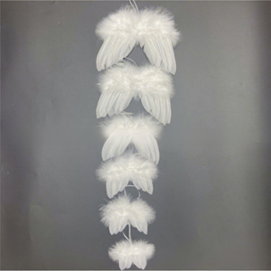Alas de Ángel de Plumas Hechas a Mano Directamente de Fábrica, Colgantes Decorativos para Árboles de Navidad, Mini Accesorios para Vestidos de Muñecas - Product Image 5