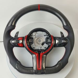 Volante de carbono de alto rendimiento, directo de fábrica, para <span class=keywords><strong>BMW</strong></span> M2 M3 M4 M5 X5 <span class=keywords><strong>X6</strong></span> F30 F10 F20 E90, volante de carreras - Product Image 5