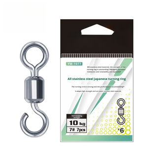 Yonglian nouvelle bouche ouverte anneau en forme de huit dégagement <span class=keywords><strong>rapide</strong></span> en acier inoxydable haute résistance à la traction joint torique pivotant pêche <span class=keywords><strong>carpe</strong></span> - Product Image 5