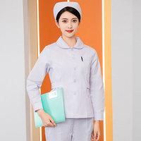 Vente en gros de blouse de laboratoire médical personnalisée pour hommes et femmes blouse douce et respirante pour femmes uniformes d'infirmière d'hôpital