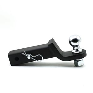Support de <span class=keywords><strong>boule</strong></span> d'<span class=keywords><strong>attelage</strong></span> de remorque à double trou de 2 pouces, noir mat, classe 3, pour camion, camping-car, bateau - Product Image 2