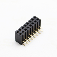 Offre Spéciale double espacement de rangée 2.0mm Positions 02-40pins Double rangée prise latérale 90 180 degrés connecteurs femelles d'en-tête de broche