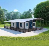 Maison mobile modulaire extensible, étanche et économe en énergie, en acier anticorrosion, préfabriquée, pour usage en station balnéaire