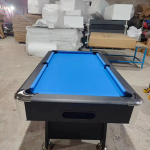 Table de <span class=keywords><strong>billard</strong></span> classique de petite taille prête à être expédiée, design simple, 6 pieds, 3 en 1, avec retour automatique des billes - Product Image 5