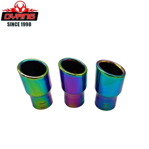 Đầu Giảm Thanh Xe Hơi Ô Tô Ống Xả Bằng Thép Không Gỉ Màu Cầu Vồng - Product Image 3