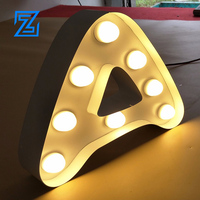 Lettres lumineuses LED 3ft 4ft 5ft en acrylique, enseigne lumineuse pour parc et usage extérieur