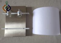 Appliques murales pour tête de lit en nickel brossé simple pour hôtel avec prises USB