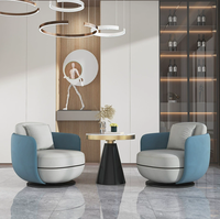 Fauteuil d'appoint moderne en velours capitonné, pivotant et inclinable, confortable pour la maison, le bureau, la chambre et les loisirs