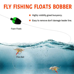 Flotteurs de pêche à <span class=keywords><strong>la</strong></span> mouche Indicateurs de grève Bobbers en mousse Pêche Brochet Flotteurs Réglable <span class=keywords><strong>Truite</strong></span> Accessoires de pêche en eau douce - Product Image 3