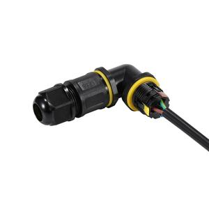 Conector de Cable de Iluminación Led para Exteriores, Conector Eléctrico Impermeable para Exteriores, <span class=keywords><strong>IP</strong></span> 68, Conector de Alimentación Circular de 3 Pines, 1 Unidad - Product Image 3