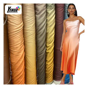 85 GSM 150 CM 100% Polyester Tissu Satin de Soie Army Personnalisé pour Mariage - Product Image 3