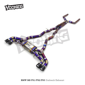 <span class=keywords><strong>Tuning</strong></span> Performance Titanium Catback para <span class=keywords><strong>BMW</strong></span> <span class=keywords><strong>M8</strong></span> F91/F92/F93 4,4 T 2017-2023 Racing Sport Car tubo de escape Valvetronic silenciador - Product Image 6