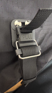 सामरिक बैकपैक बेल्ट बैग वेबबिंग प्लास्टिक समायोज्य त्वरित-रिलीज 25 मिमी काला चुंबक स्व-प्रिमिंग बकल - Product Image 6