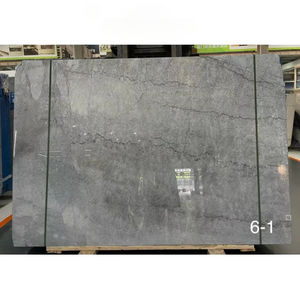 Losa de mármol gris plateado, superficie pulida de diseño moderno para proyecto hotelero, azulejos de pared de losa de piedra de mármol esmaltado pulido - Product Image 2