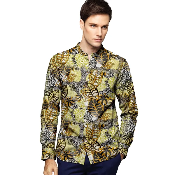 2021 Wholesale New Clothes Arket Printed Casual men shirts