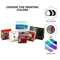 Calendrier de Bureau Spiralé Papier 2026 avec Impression de Logo Personnalisé, Design Créatif, Calendrier Mensuel de Table, Coffret Cadeau d'Affaires