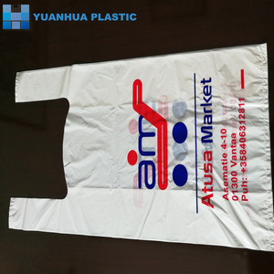 Eco-friendly Plastic Shopping Vest <b>Bag</b> PE Biodegradable Black Plastic T-shirt <b>Bag</b> t Shirt Plastic Carry <b>Bags</b> on Roll - Product Image 6
