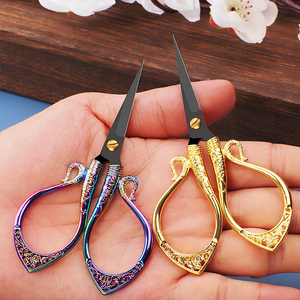 Small Household Exquisite Retro Artistic Delicate Chinese Classical Stainless Steel Craft <strong>Scissors</strong> Embroidery <strong>Sewing</strong> <strong>Scissors</strong> - Product Image 5