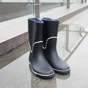 Personalizza stivali da pioggia trapuntati da uomo in gomma per uomo