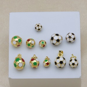 BD-D1308 Colgante de Fútbol Deportivo Moderno para Hombre, Joyería de Gimnasio Personalizada, Amuletos de Fútbol Mundial, Colgante de Balón de Fútbol - Product Image 3