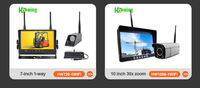 Caméra AHD solaire sans fil 2,4 G, extérieure, étanche IP67, 100 MP, vision nocturne, système de caméra de sécurité pour camions, chantiers de construction