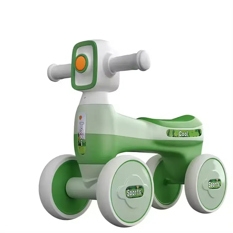 새로운 모델 어린이 스윙 카 2-8 세 4 음소거 바퀴 음악과 가벼운 아기 스쿠터 어린이를위한 자동차 흔들기