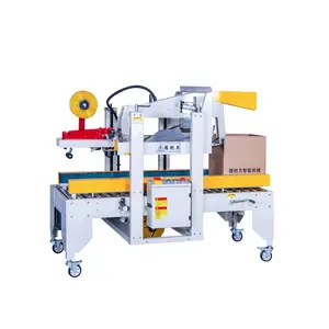 Assembly Line Manufacturer Sales Semi Automatic Adhesive Tape Fold Flaps Carton Sealer Box Sealing Machine