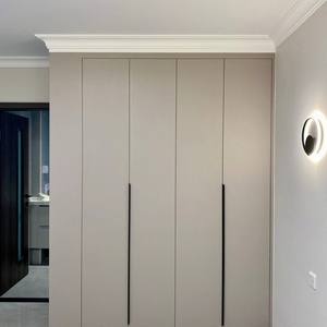 New Custom Adjustable <b>Portable</b> Bedroom <b>Wardrobe</b> with Nightstand Full-Height Single-Door Closet for Villa and Hotel Use - Product Image 4