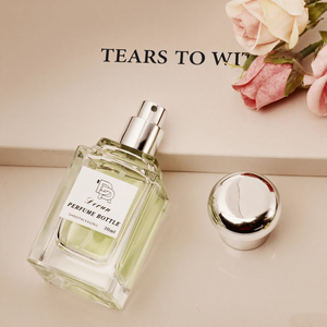 Custom 30ml 50ml 80ml Hot Sale <strong>New</strong> <strong>Design</strong> Luxury square Clear Empty glass spray <strong>perfume</strong> bottle with custom package and box - Product Image 5