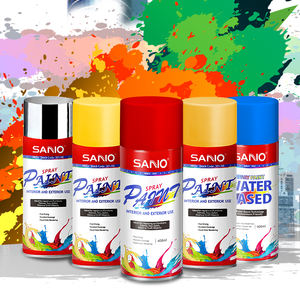 Pintura en <span class=keywords><strong>Aerosol</strong></span> automática de uso <span class=keywords><strong>General</strong></span>, espray de pintura en <span class=keywords><strong>Aerosol</strong></span> de satén negro de bajo brillo, lata de 400ml, venta al por mayor - Product Image 6