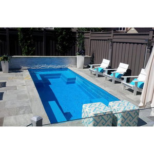Piscine rectangulaire en fibre de verre enterrée de qualité supérieure, étanche, installation facile, garantie de <span class=keywords><strong>2</strong></span> ans - Product Image 1